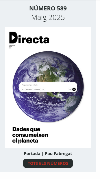 Artículo en La Directa: El núvol que no existeix: així és l’arquitectura del món digital