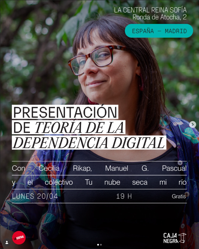 Presentación del libro Teoría de la dependencia digital de Cecilia Rikap en Madrid